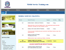 Tablet Screenshot of mobileservicetraining.com